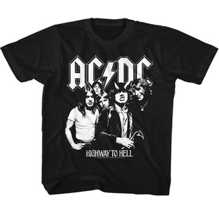 Acdc Acdc Bw Highway Photo Youth T-Shirts