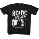 Acdc-Acdc Bw Highway Photo-Black Toddler S/S T-Shirt-2T - Black