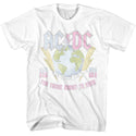 Acdc Acdc Earth For Those About To Rock Adult T-Shirts