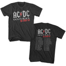 Acdc-In Black UK Tour-Smoke Adult S/S T-Shirt ***F&B*** - Smoke