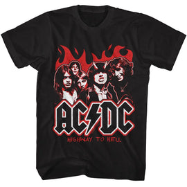 Acdc-Acdc Hath 2 Tone-Black Adult S/S T-Shirt - Black