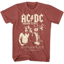 Acdc-Acdc Hth Texas-Terracotta Adult S/S T-Shirt - Terracotta