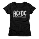 Acdc-Back In Black 2-Black Ladies S/S T-Shirt - Black