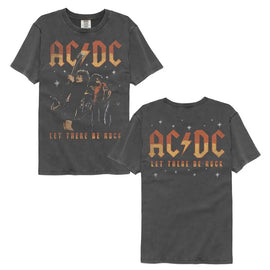 Acdc-Acdc Let There Be Rock F B-Pepper Comfort Color Adult S/S T-Shirt ***F&B***-S - Pepper