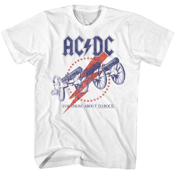 Acdc-Acdc Canon Recolor-White Adult S/S T-Shirt - White