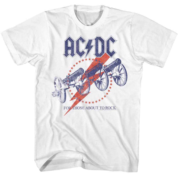 Acdc-Acdc Canon Recolor-White Adult S/S T-Shirt - White