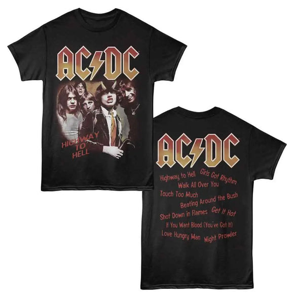 Acdc-Acdc Highway Songs-Black Adult S/S T-Shirt ***F&B*** S - Black