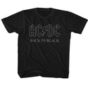 Acdc Backinblk3 Youth T-Shirts
