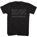 Acdc-Backinblack3-Black Adult S/S T-Shirt - Black