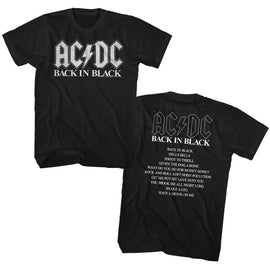 Acdc-Bnb Album-Black Adult S/S T-Shirt ***F&B*** - Black