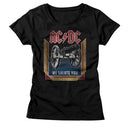 Acdc-We Salute You-Black Ladies S/S T-Shirt - Black