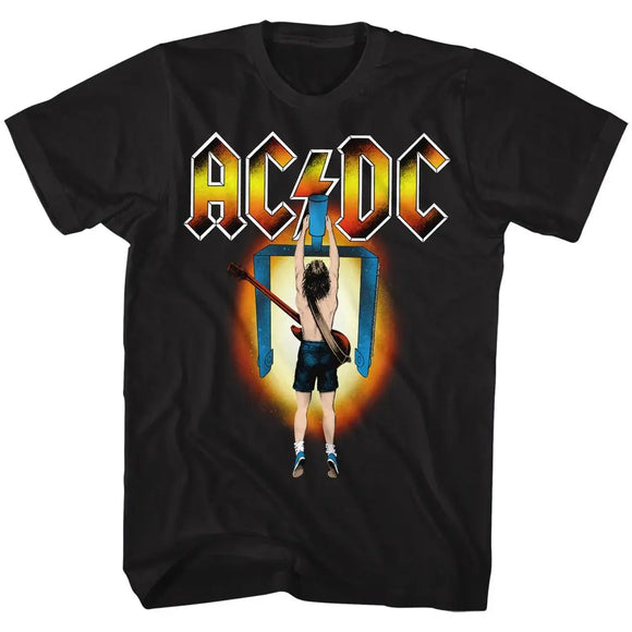 Acdc-Flick Of The Switch-Black Adult S/S T-Shirt - Black