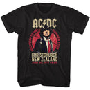 Acdc-Nz Tour-Black Adult S/S T-Shirt - Black