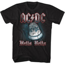 Acdc-Hells Bells-Black Adult S/S T-Shirt - Black