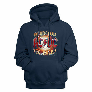 ACDC Rwb Navy Adult Hooded Sweatshirt