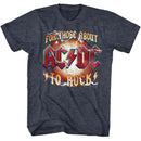 Acdc-Rwb-Navy Heather Adult S/S T-Shirt - Navy Heather