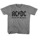 Acdc-Bib In Black-Graphite Heather Toddler S/S T-Shirt-3T - Graphite Heather