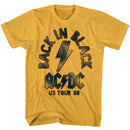 Acdc-Back In Black-Ginger Adult S/S T-Shirt - Ginger