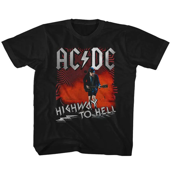 Acdc-Hth-Black Toddler S/S T-Shirt-2T - Black
