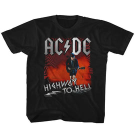 Acdc-Hth-Black Toddler S/S T-Shirt-4T - Black