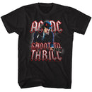 Acdc-Shoot To Thrill-Black Adult S/S T-Shirt - Black