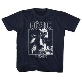Acdc-Live-Navy Toddler S/S T-Shirt-4T - Navy