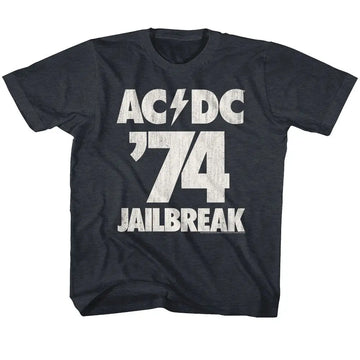Acdc-Jailbreak-Vintage Navy Toddler S/S T-Shirt-4T - Vintage Navy