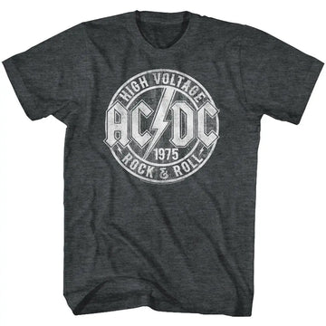Acdc-R&R-Black Heather Adult S/S T-Shirt - Black Heather