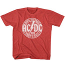Acdc-R&R-Red Heather Youth S/S T-Shirt-Xs (5-6) - Red Heather