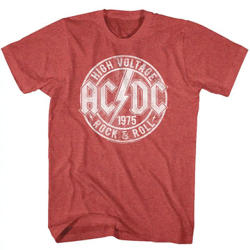 Acdc-R&R-Red Heather Adult S/S T-Shirt - Red Heather