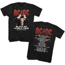 Acdc-Black Ice Tour-Black Adult S/S T-Shirt ***F&B*** - Black