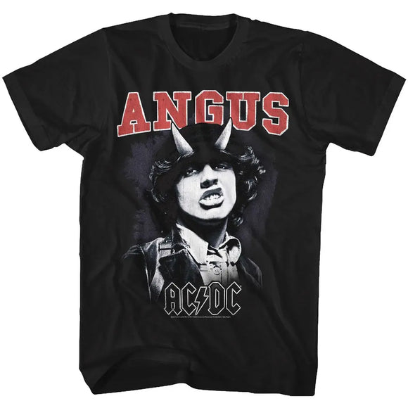 Acdc-Angus-Black Adult S/S T-Shirt - Black