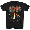 Acdc-If You Want-Black Adult S/S T-Shirt - Black