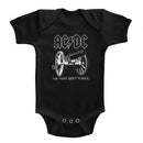 Acdc-About To Rock-Black Infant S/S Bodysuit-18M - Black