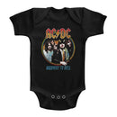 Acdc-Highway To Hell Tricolor-Black Infant S/S Bodysuit-24M - Black