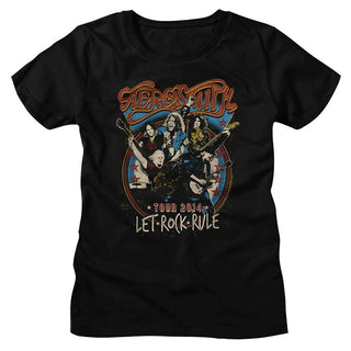 Aerosmith Aerosmith Let Rock Rule Ladies T-Shirts