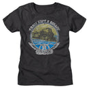 Aerosmith-Aerosmith Rollin-Dark Gray Heather Ladies S/S T-Shirt - Dark Gray Heather