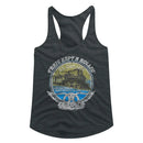 Aerosmith-Rollin-Black Ladies Racerback-S - Black