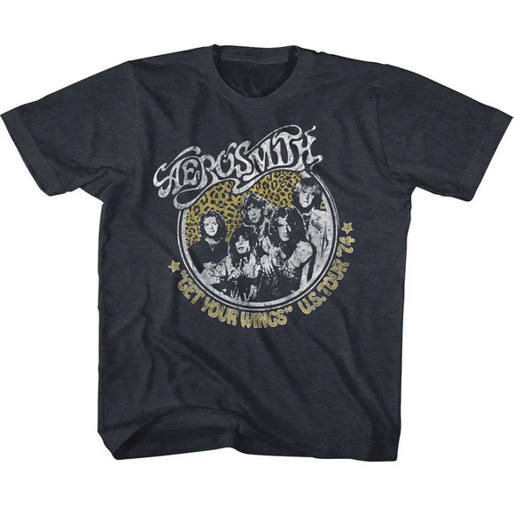Aerosmith-Getyourwings-Vintage Navy Toddler S/S T-Shirt-4T - Vintage Navy