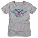 Aerosmith-Aerosmith Est 1973-Athletic Heather Ladies S/S T-Shirt - Athletic Heather