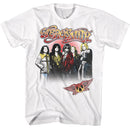 Aerosmith-Nice Jackets-White Adult S/S T-Shirt - White