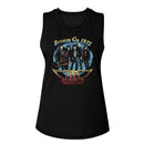 Aerosmith-Dream On-Black Ladies Muscle Tank-S - Black