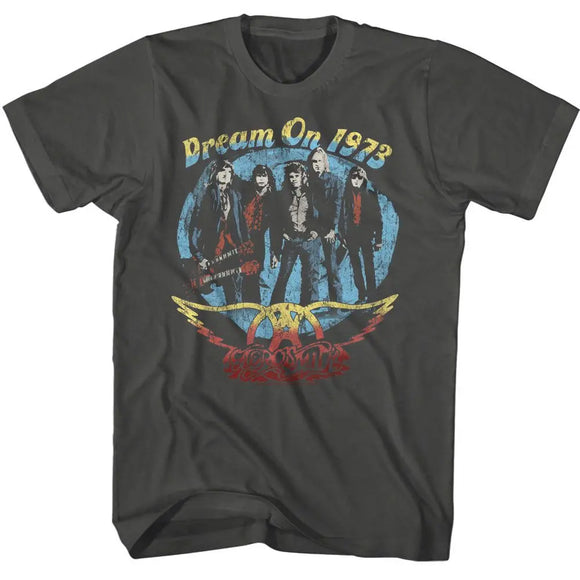 Aerosmith-Dream On-Smoke Adult S/S T-Shirt - Smoke