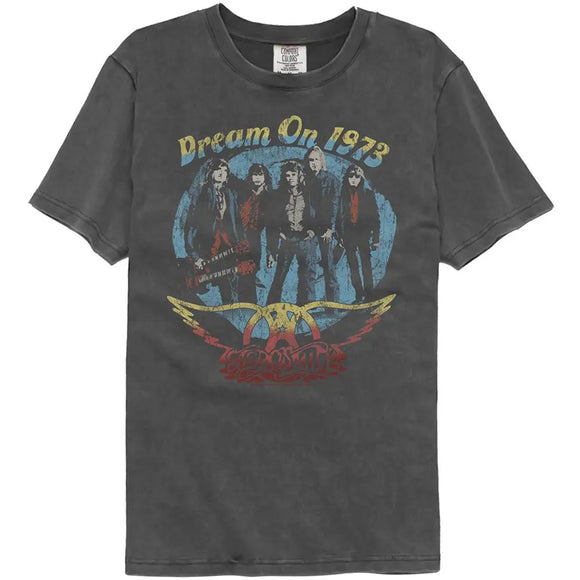 Aerosmith-Aerosmith Dream On-Comfort Color Pepper Adult S/S T-Shirt - Pepper