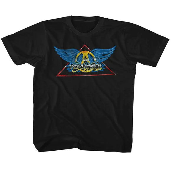 Aerosmith-Aerosmith-Black Toddler S/S T-Shirt-2T - Black