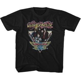 Aerosmith-World Tour-Black Toddler S/S T-Shirt-3T - Black
