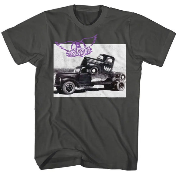 Aerosmith-Pump-Smoke Adult S/S T-Shirt - Smoke