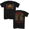 Aerosmith Permanent Tour 87-94 Adult T-Shirts