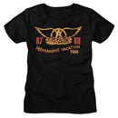 Aerosmith-Aerosmith Pv Tour 87 88-Black Ladies S/S T-Shirt - Black