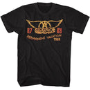 Aerosmith-Pv Tour 87-88-Black Adult S/S T-Shirt - Black
